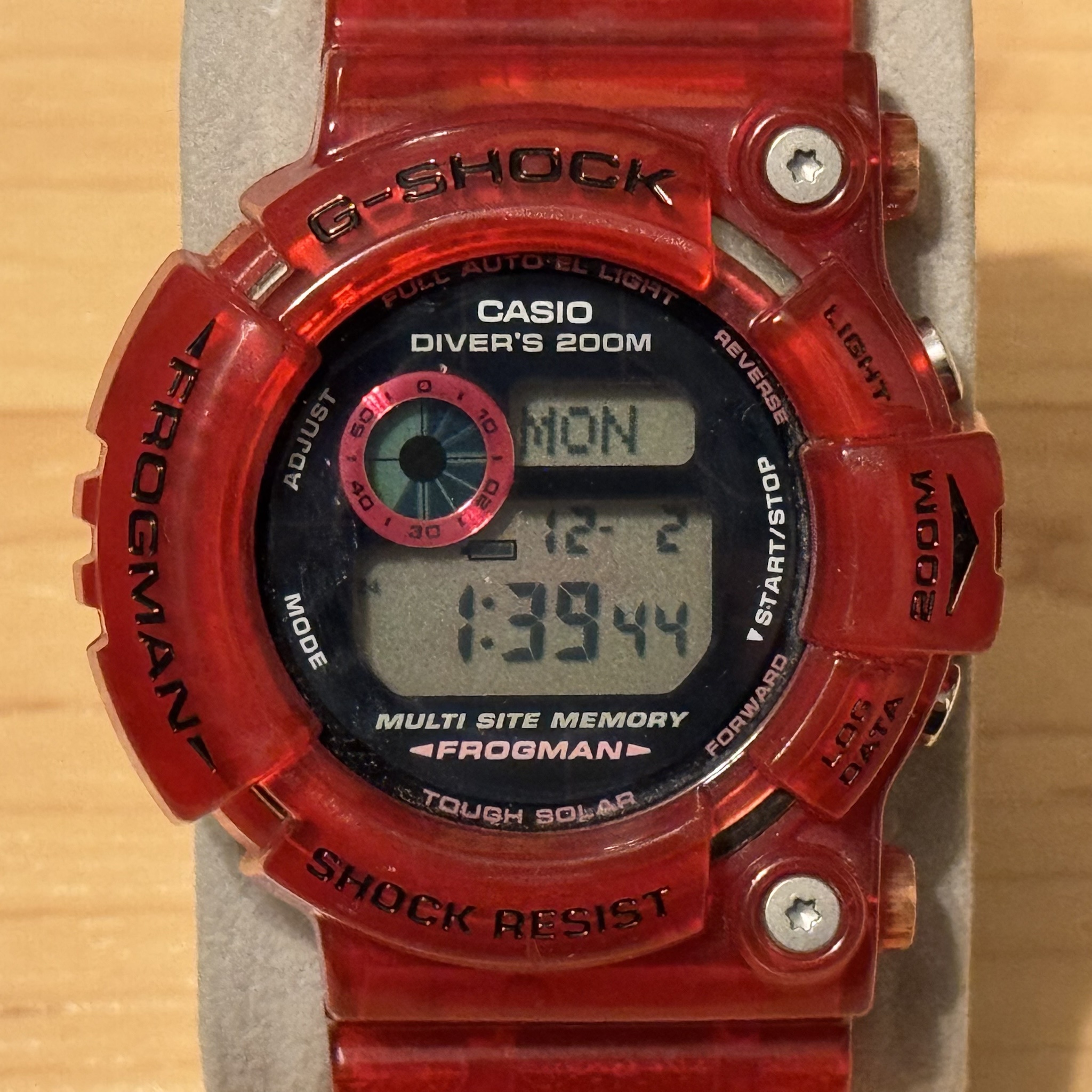 WTS] Casio G-Shock GW-203K-4 Red Jelly Frogman I.C.E.R.C. 2003 