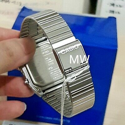 CASIO VINTAGE DB-380-1 DATA BANK DIGITAL SILVER WATCH NEW