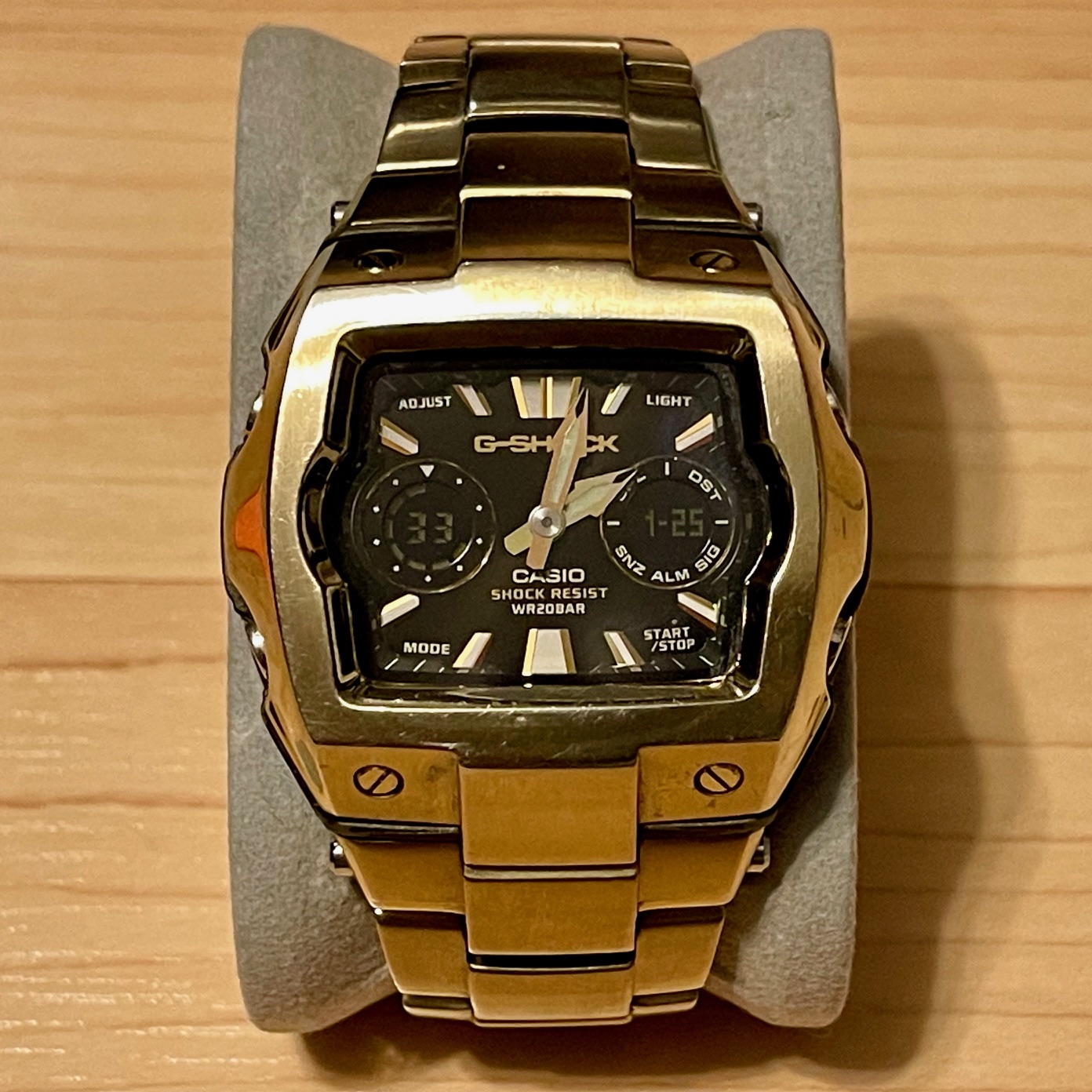 WTS] Casio G-Shock G-011BD-9A “The Cube” Gold & Black Steel Analog