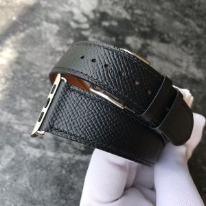 black epsom leather