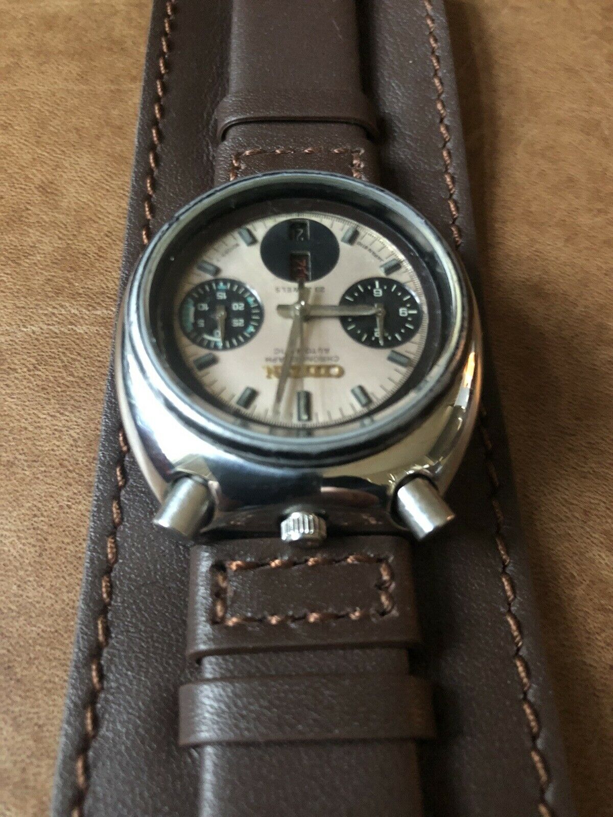 Citizen 8110 bullhead cheap leather