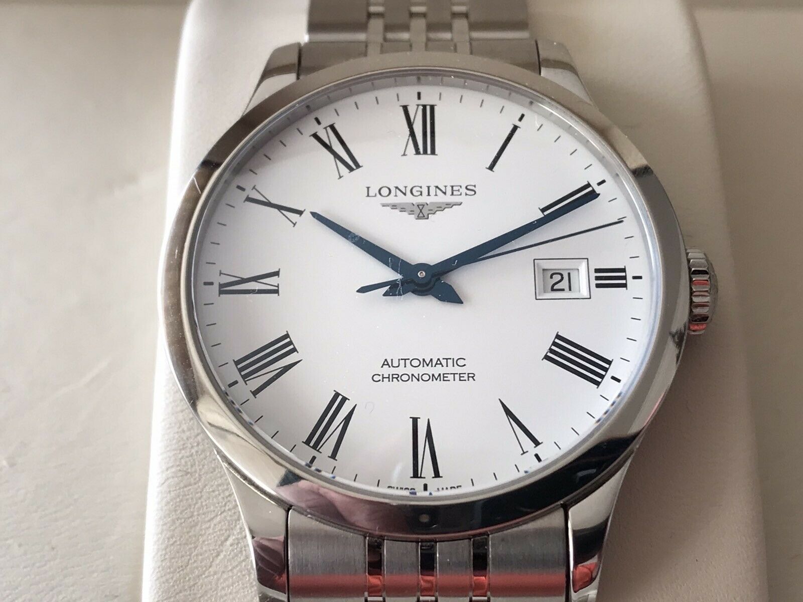 Longines Record Automatic COSC Certified Chronometer 38.5mm