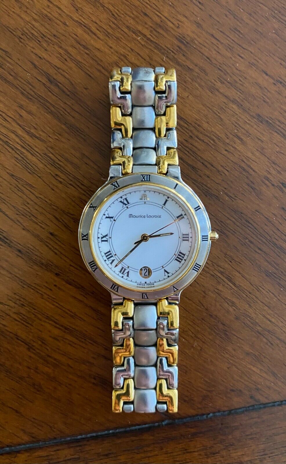 Maurice lacroix shop gold plated g10