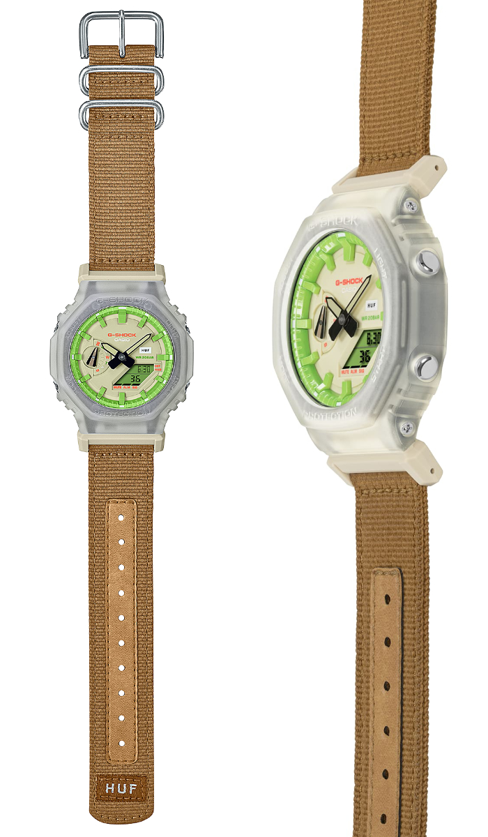 G-Shock Watches x HUF GA2100HUF-5A Watch green brown