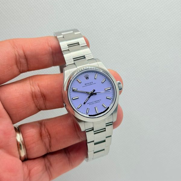 Brand New 04/2026 Rolex 277200 Oyster Perpetual 31 Lavender Dial ...