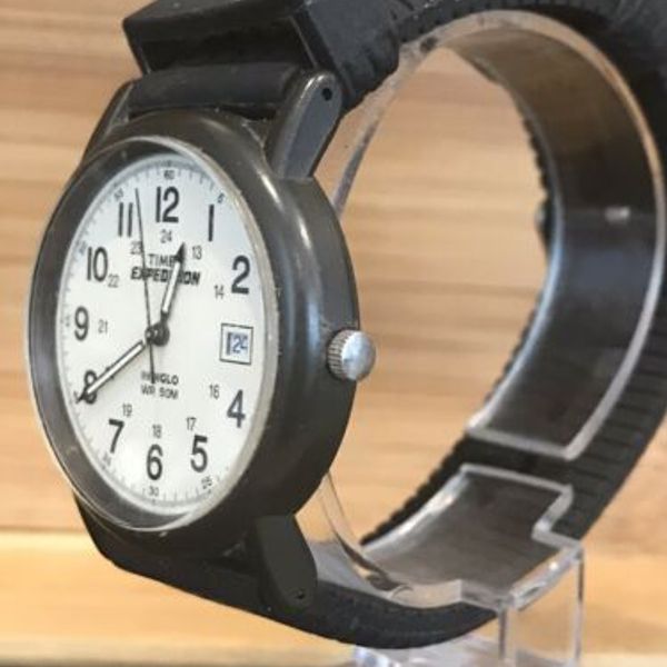 Timex CR2016 Cell Expedition W/Indiglo Men’s Quartz Watch. New Battery