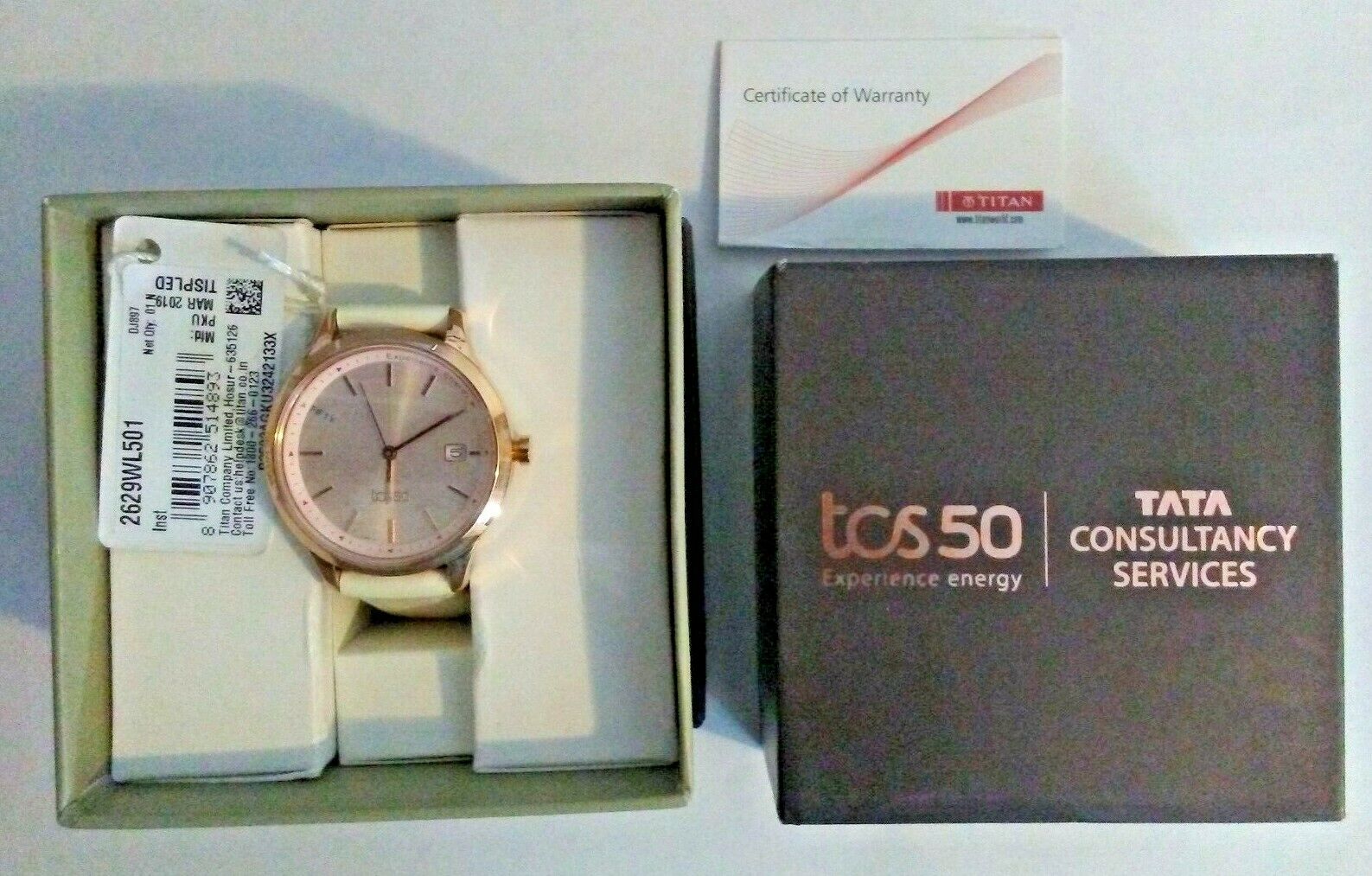 Tcs 50 titan watch on sale gift