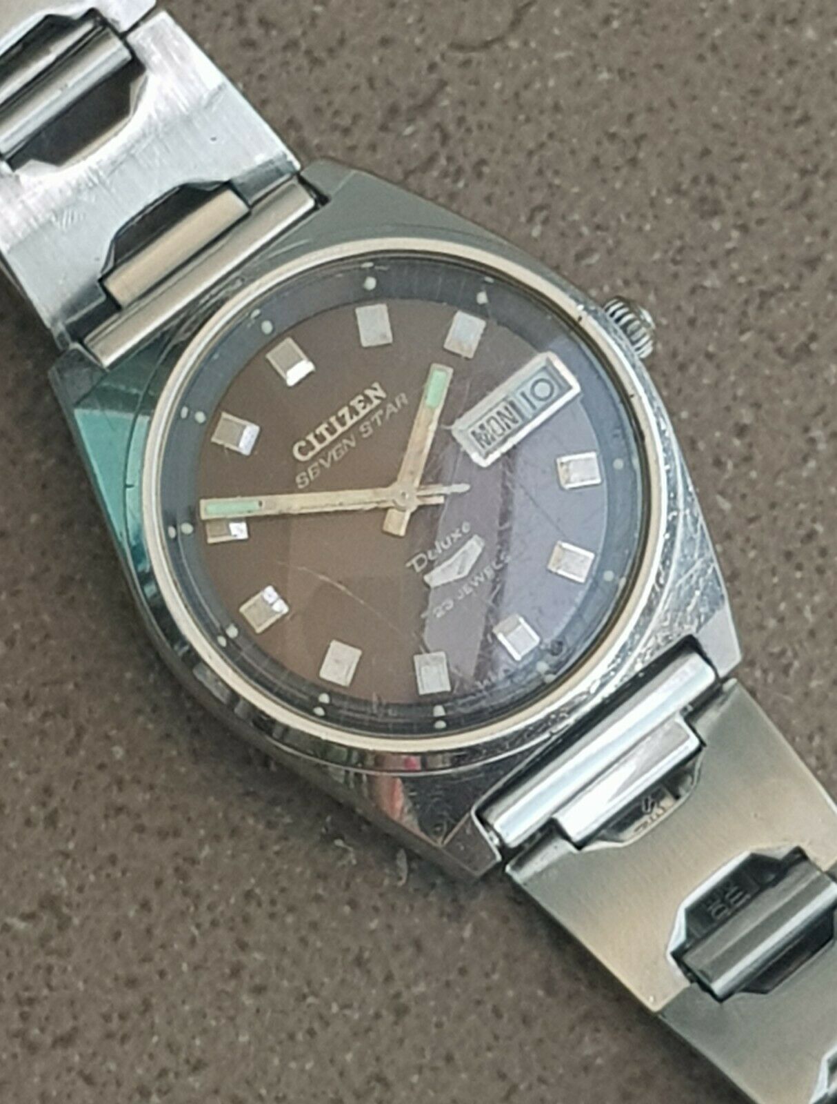 Vintage Citizen Seven Star Deluxe 23 Jewels Mens JDM Automatic 