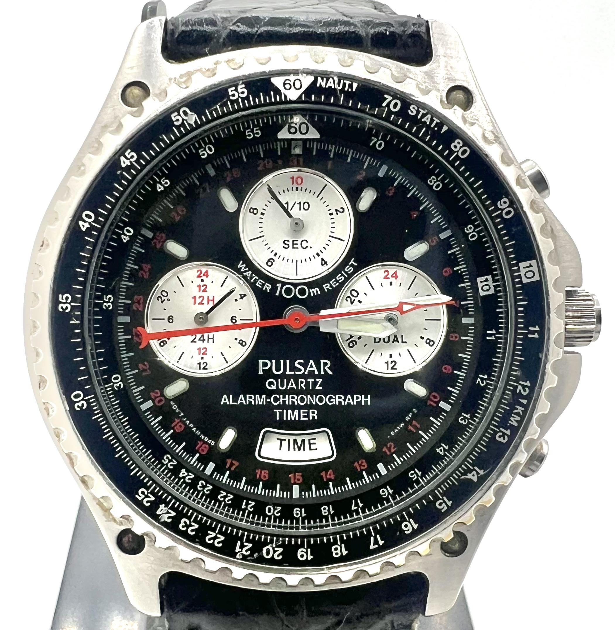 Pulsar hotsell alarm chronograph