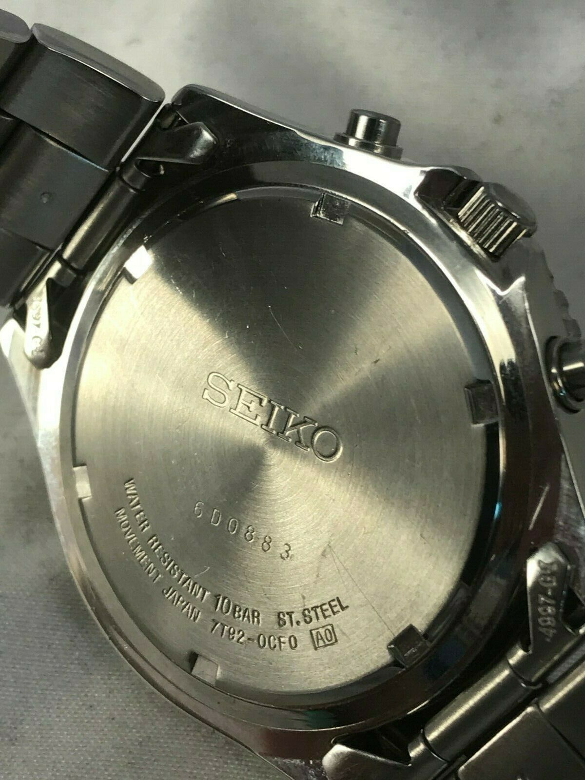 Seiko Pilot Chronograph 7T92-OCFO Black Quartz Men's Watch | WatchCharts