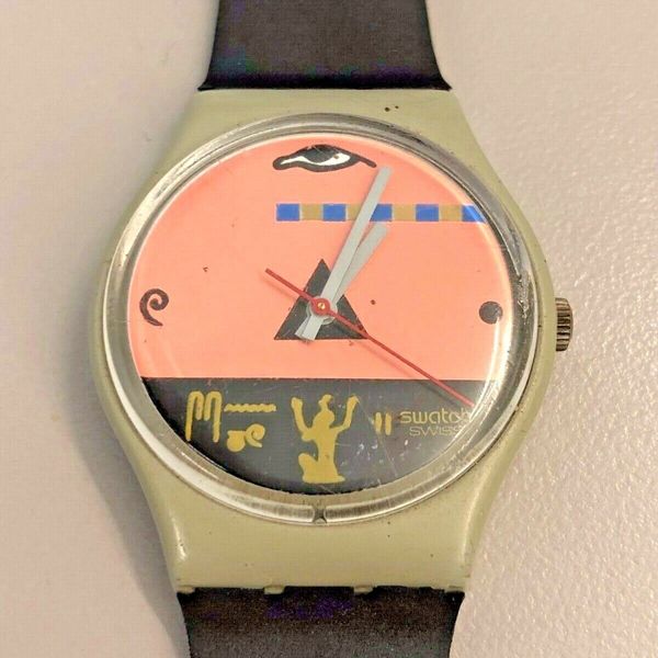 Vintage Swatch Osiris Egyptian GM102 Quartz Watch 1986 | WatchCharts