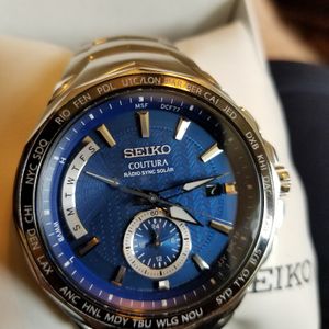 6/16 Price Update: Seiko Coutura Men's Radio Sync/Solar Powered Watch SSG019  | WatchCharts