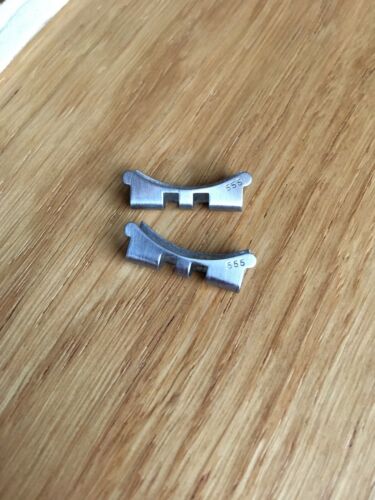 Vintage Rolex End Links 555 for Jubilee bracelet 20 mm Datejust