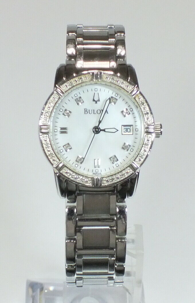 Like new Bulova C637530 Ladies Quartz Watch Diamond Bezel. Bulova | Accessories | Like New Bulova C63753 Ladies Quartz  main image 3