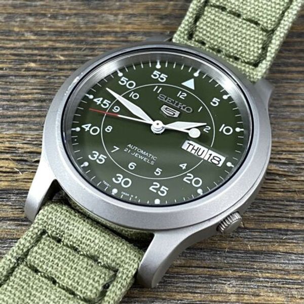 Seiko 5 Automatic Field Watch - SNK805 - Sapphire Crystal Upgrade ...