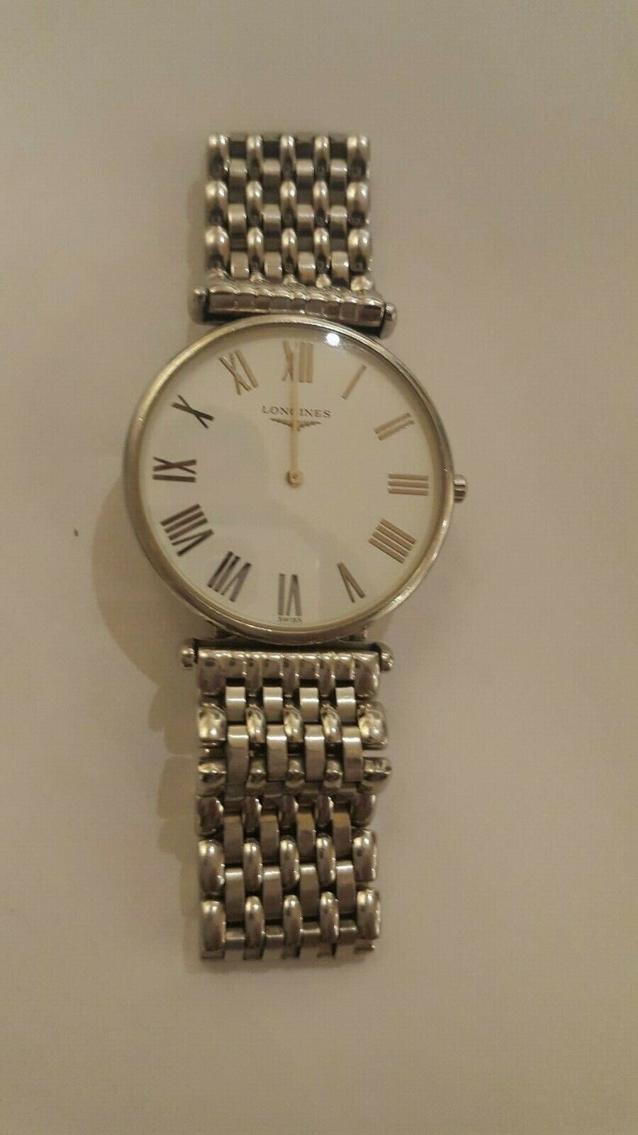 Longines La Grand Classique Quartz L4 635 4 Stainless Watch Used