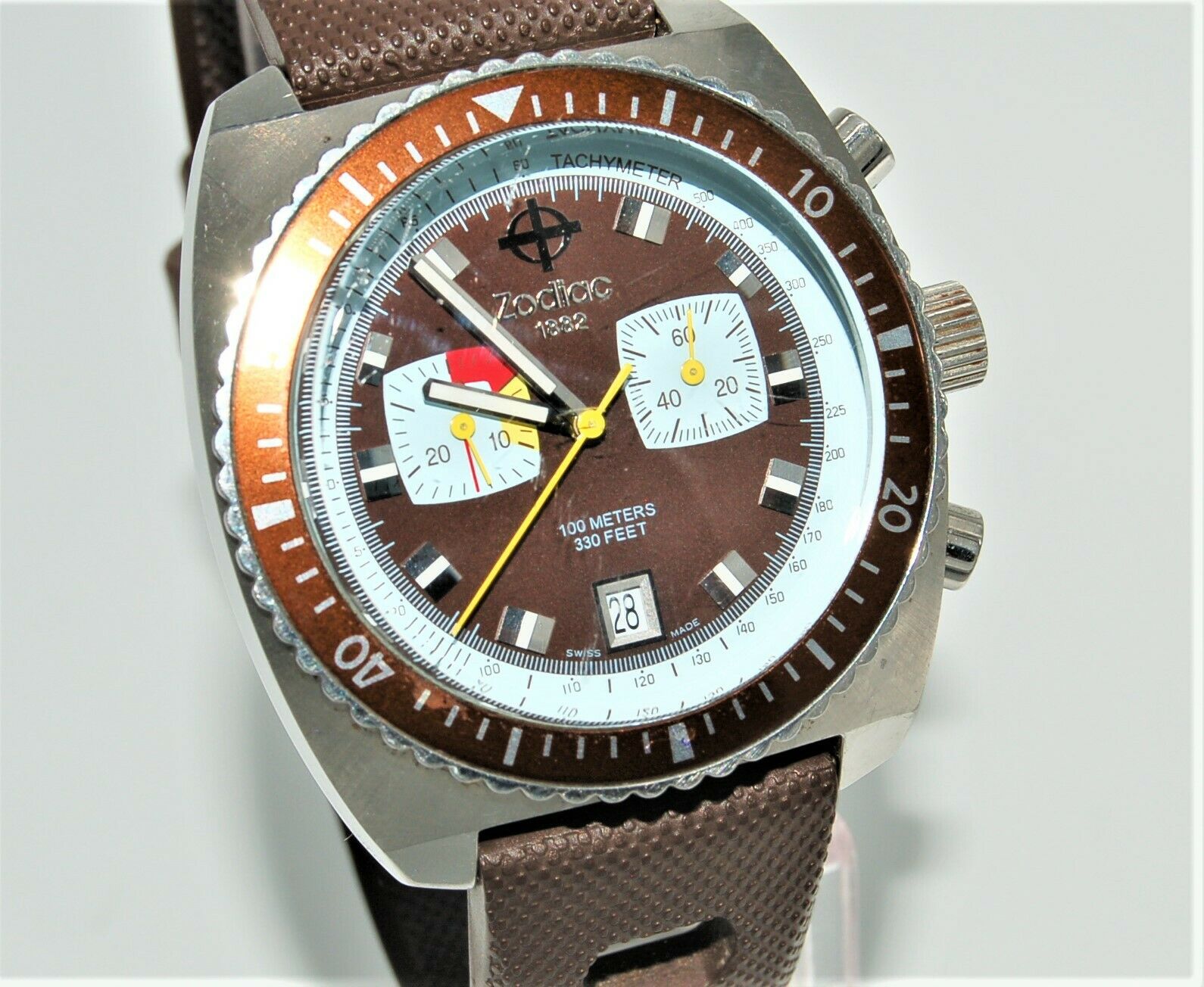 Zodiac Sea Dragon Chronograph 100m Diver ZO2236 Swiss Made Watch