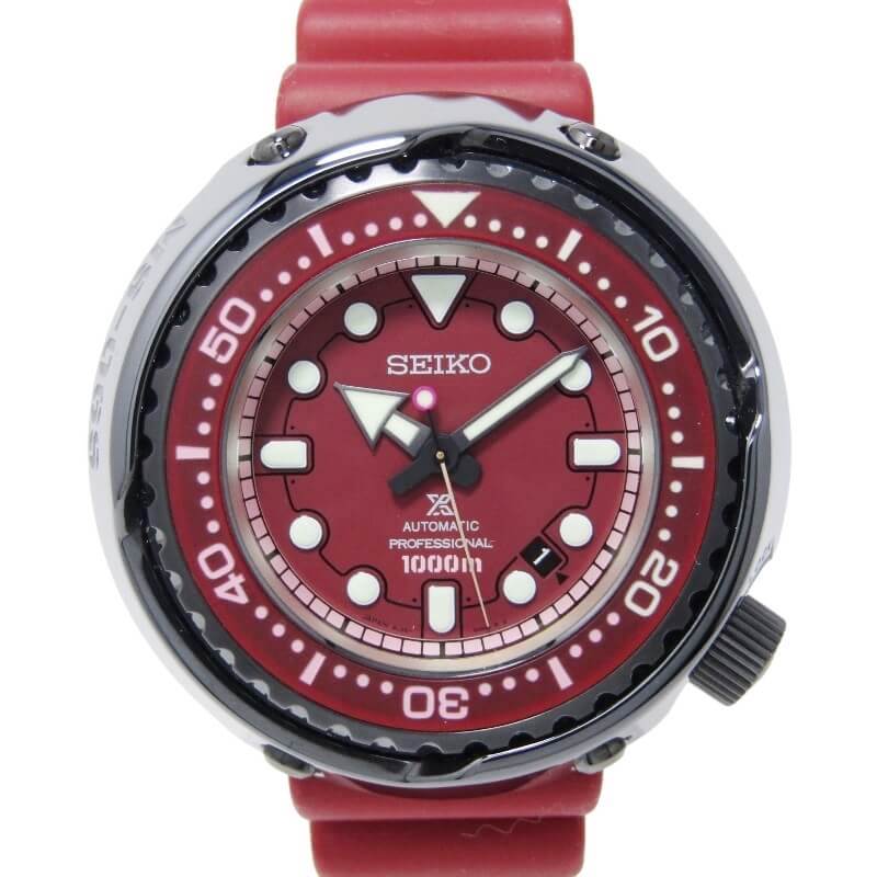 Up to 10% OFF coupon distribution] [Used] SEIKO SEIKO PROSPEX Mobile Suit  Gundam 40th Anniversary Char's Zaku Limited Model SBDX029 Automatic  8L35-00W0 Red Comet MS-06S Zeon Prospex Marine Master Diver Wristwatch Red