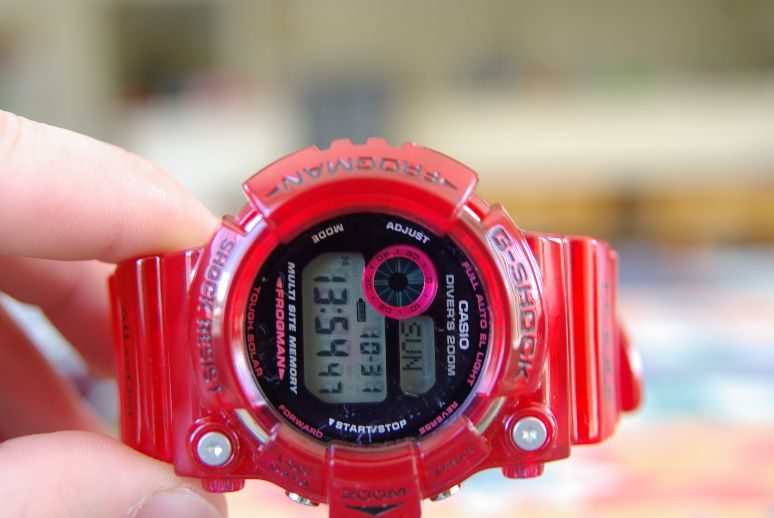 Casio Frogman Red Jelly (GW-203K-4JR) For Sale | WatchCharts