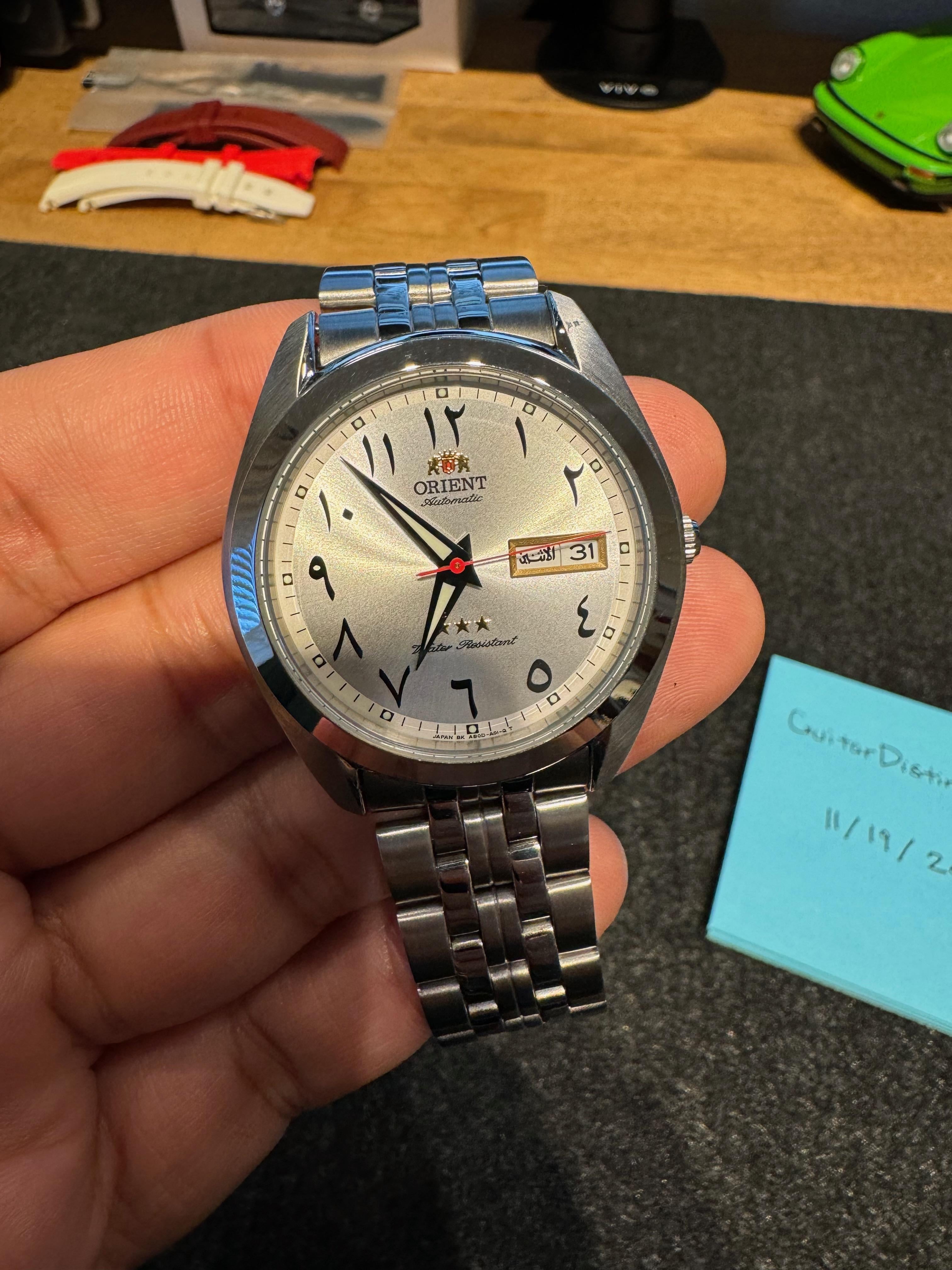 WTS] Orient Tristar Arabic edition SAB0D005S8 (Rare) | WatchCharts  Marketplace