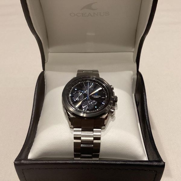 Ocw Box Casio Oceanus Classic Line OCW-T4000D Menâ s Solar Radio Watch w/Box ...