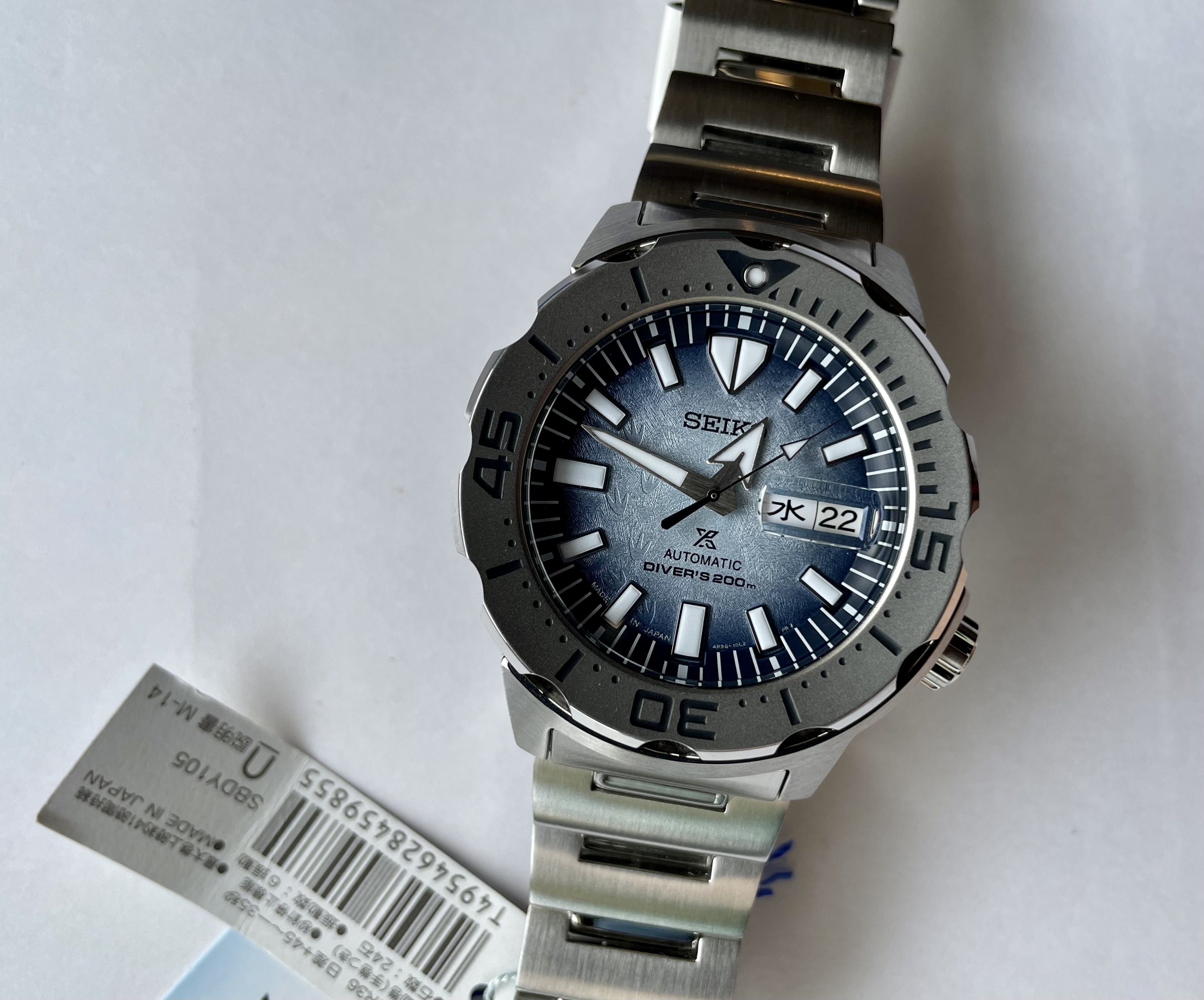 Seiko Monster - Japanese Kanji Day - Prospex Save the Ocean