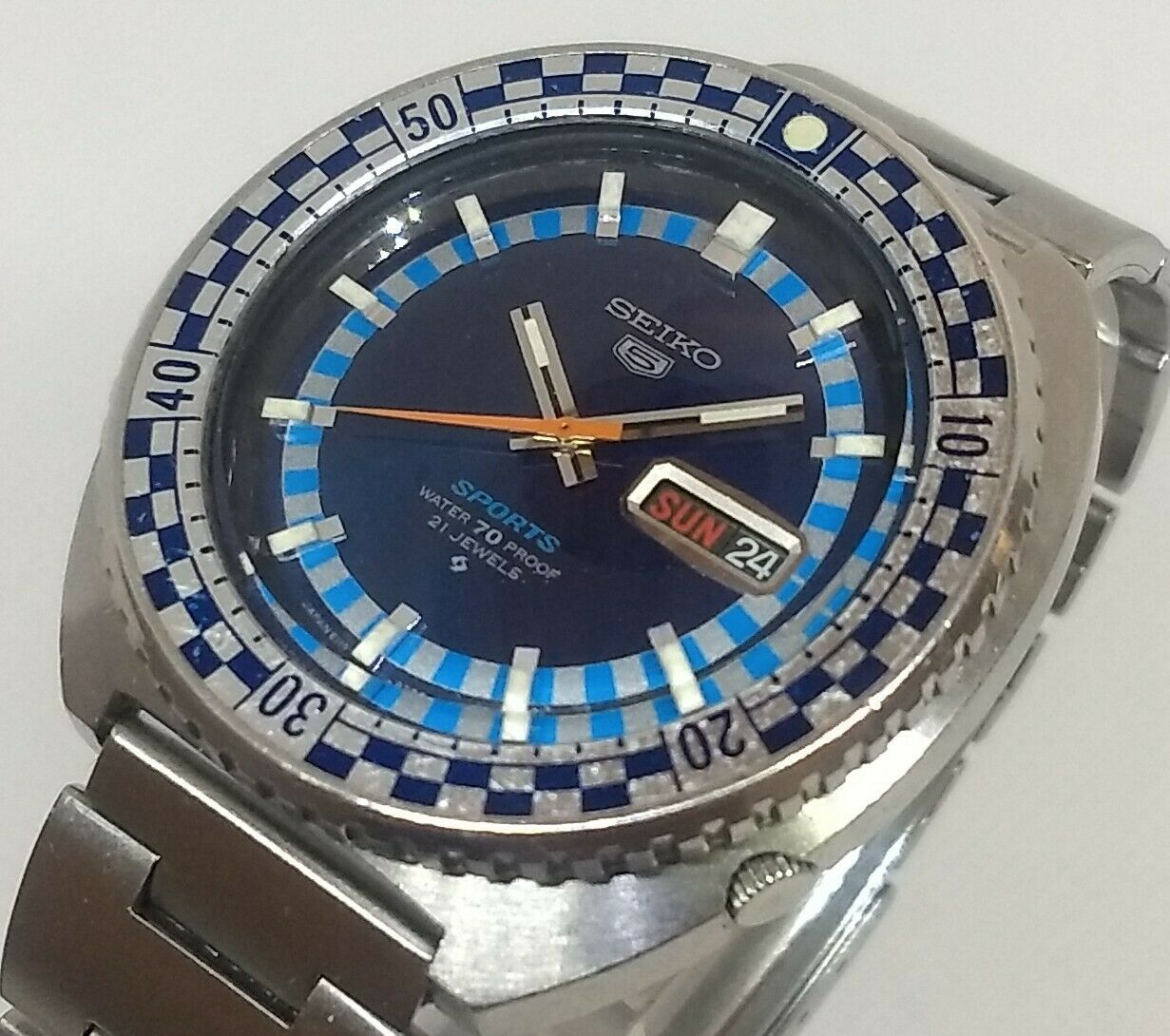 Vintage watch Seiko Rally Diver 6119 8300 Good condition