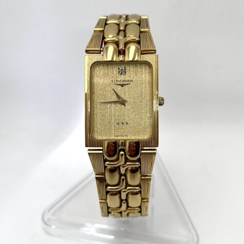 Vintage LONGINES Swiss 1500 MZ 5742 Classic Thin Square Men s