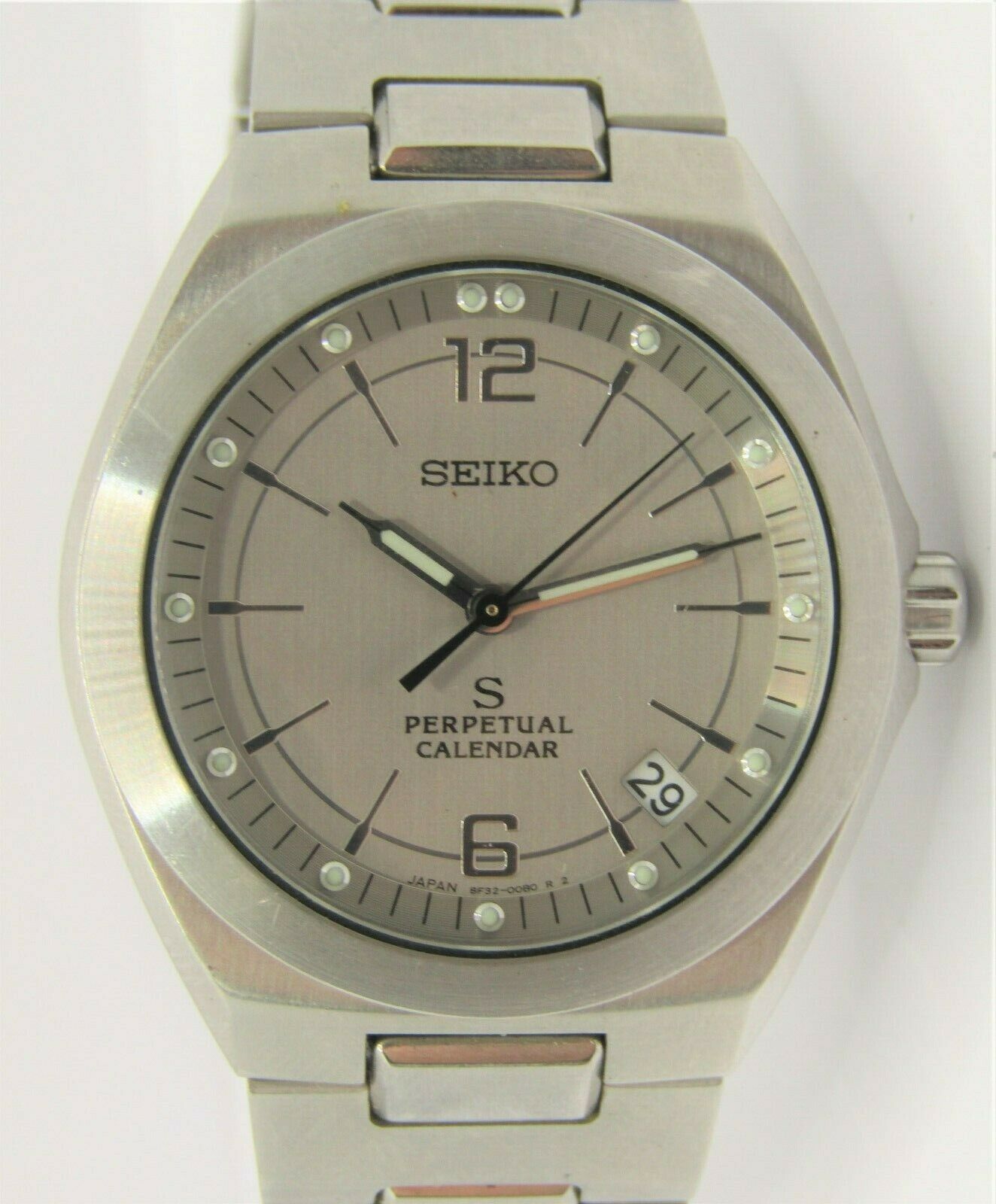 Seiko SCFA013 SUS Perpetual Calendar 8F32-00B0 Gents WR200M Quartz