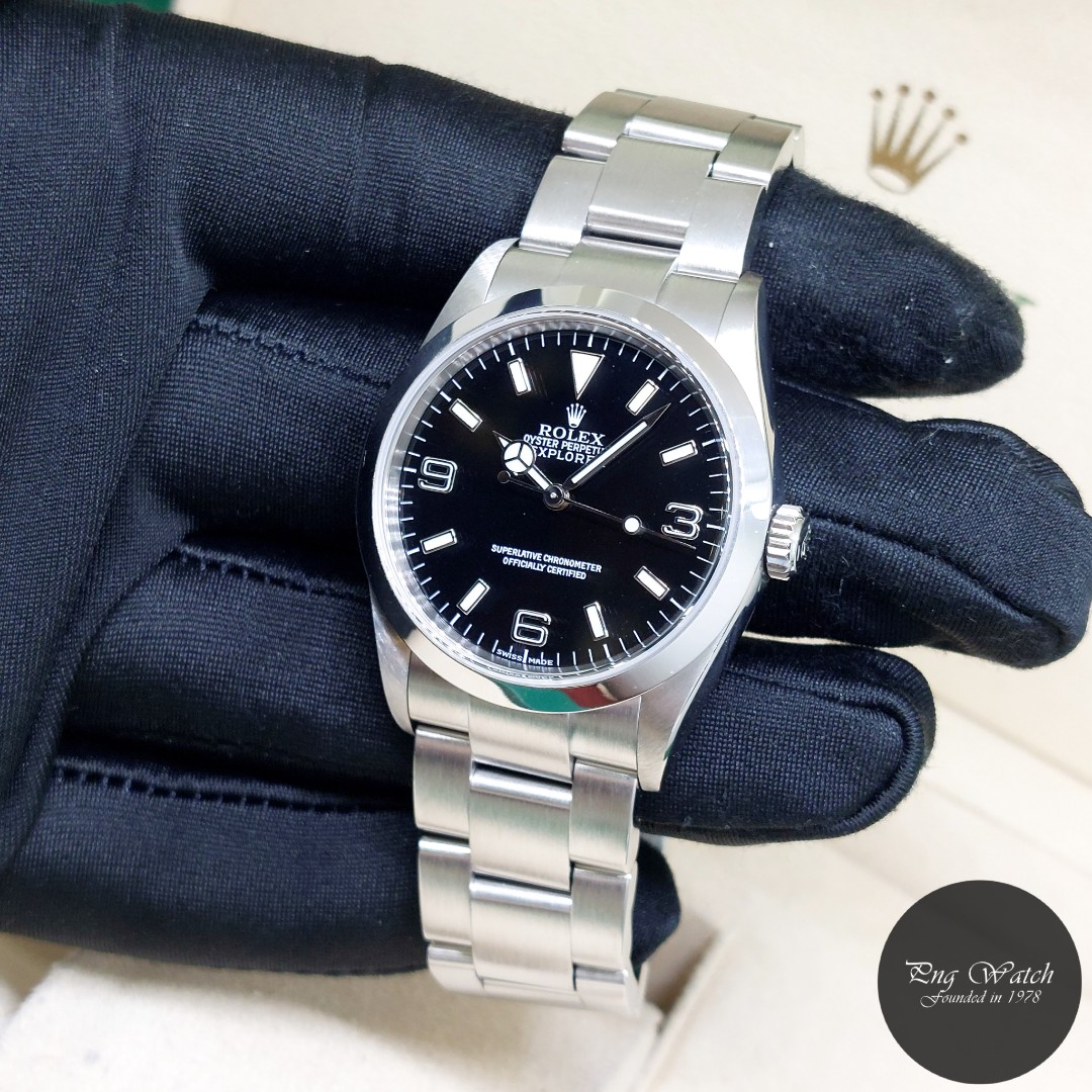 Rolex 36mm Oyster Perpetual Black Dial Explorer One REF: 114270 (Y