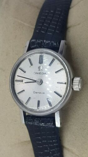 Omega Geneve Ladies Cocktail Stainless Steel Swiss Watch Cal 620