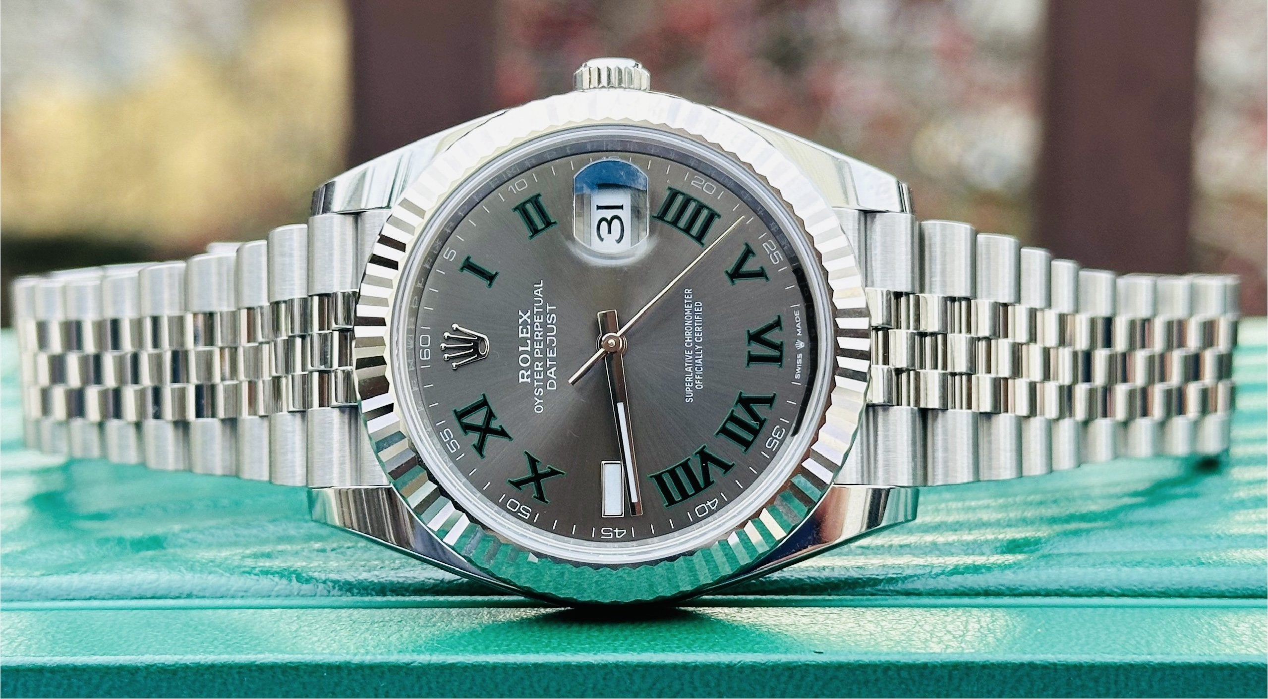 FS Rolex DateJust 41mm. 126334. Wimbledon Dial. 2023 NEW