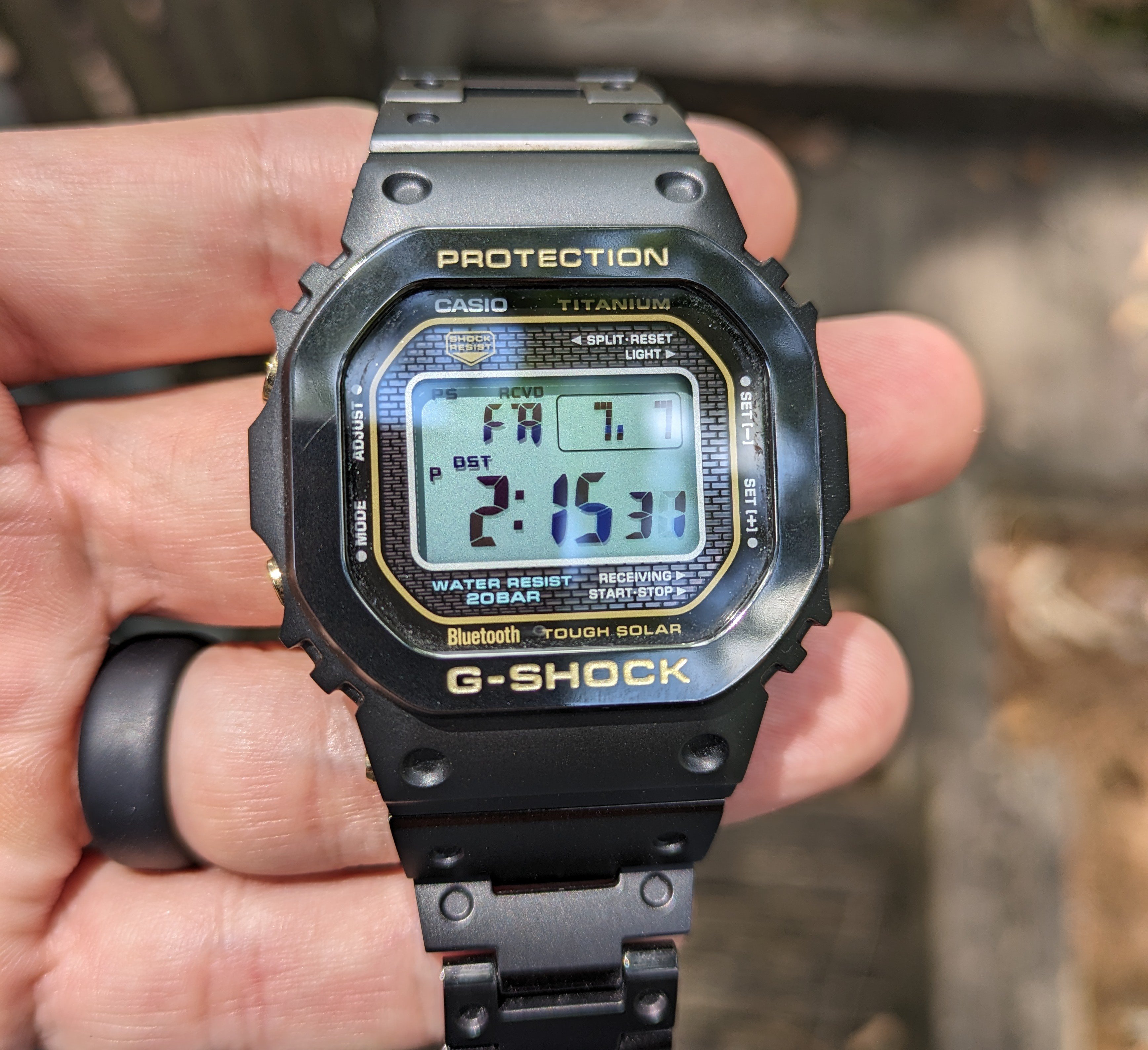 Tough Solar G Shock B5000 Titanium 1,150 USD] Casio G-Shock GMW 