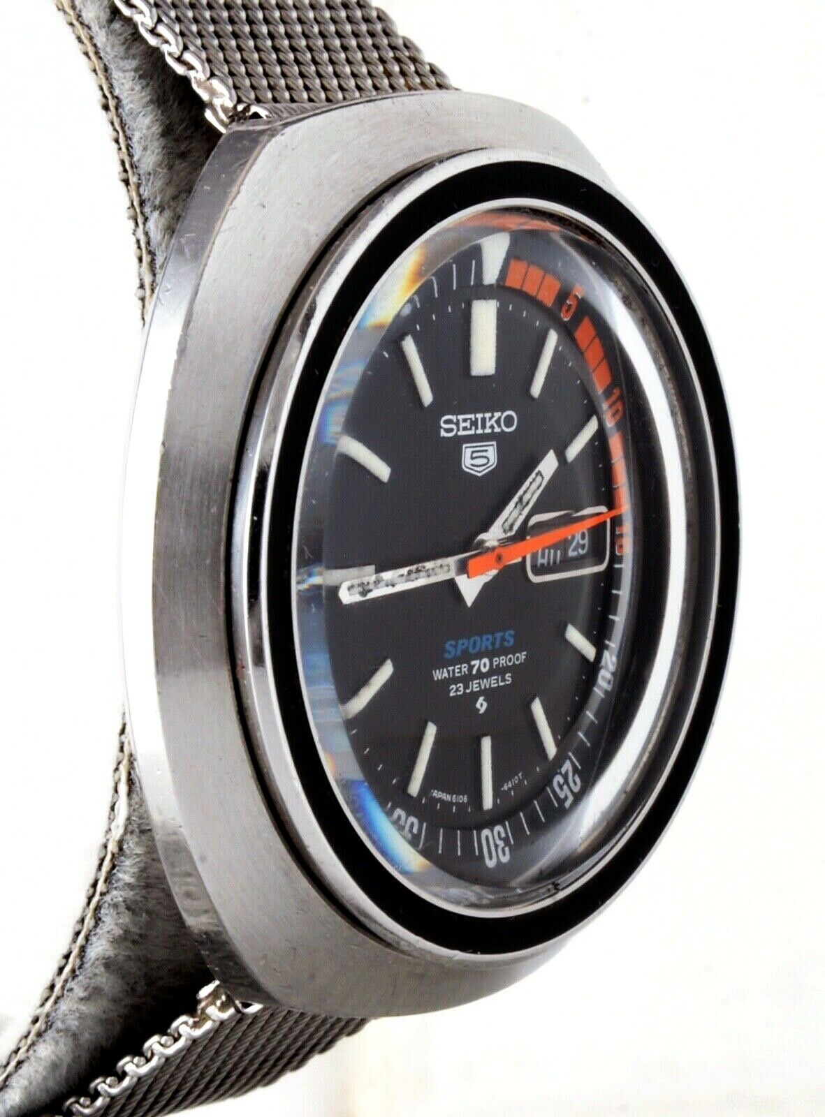 1969 Seiko 5 Sports 6106-6410 Automatic Watch JDM Model. | WatchCharts