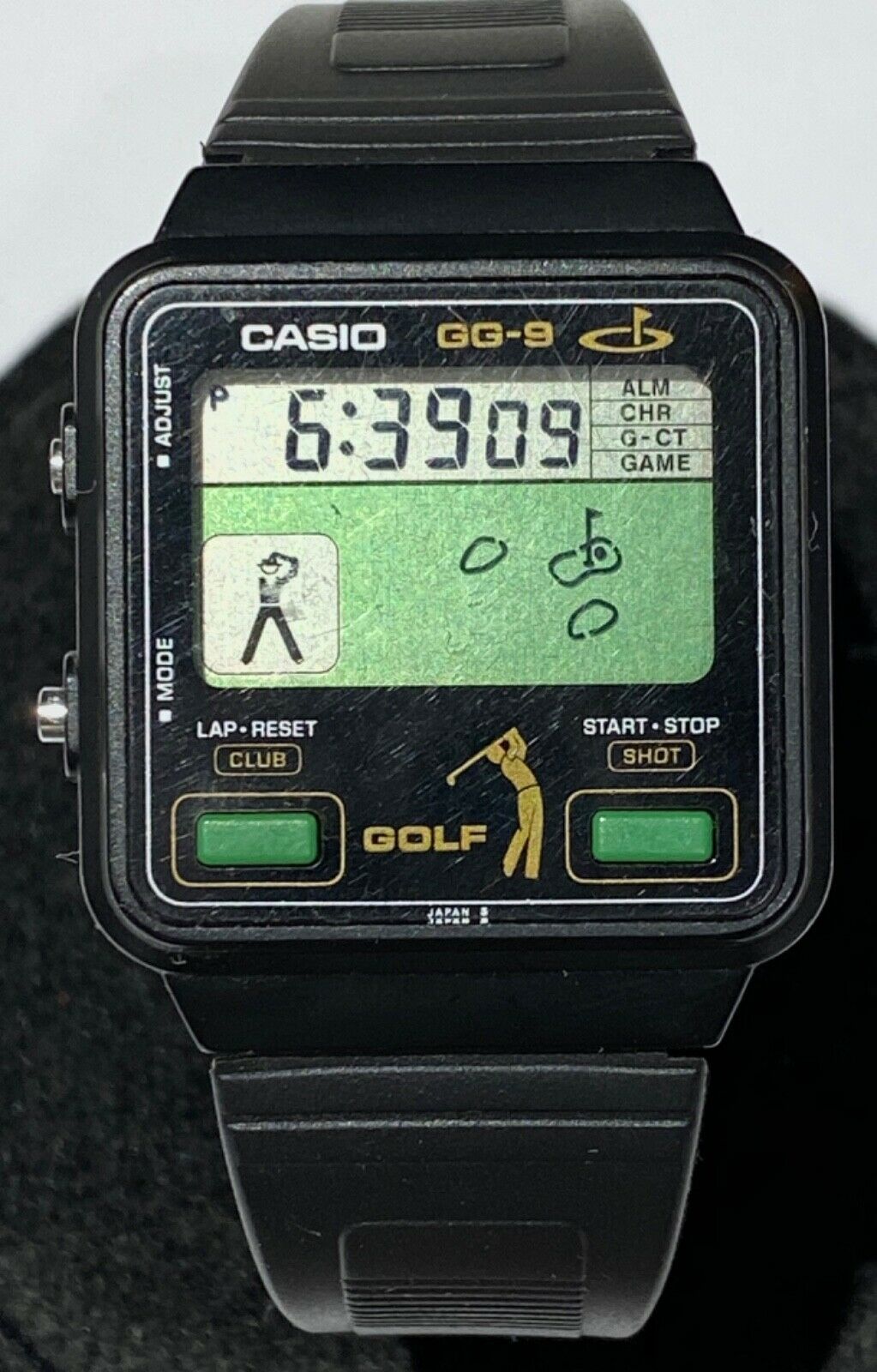 Vintage Casio Game Watch GG 9 Golf New Battery WatchCharts Marketplace