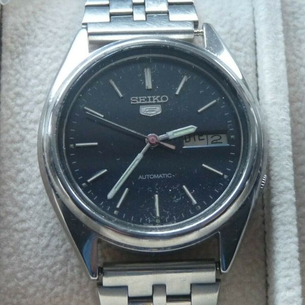 SEIKO 5 AUTOMATIC 7009-3061 Automatic watch Midnight Dark Blue face ...