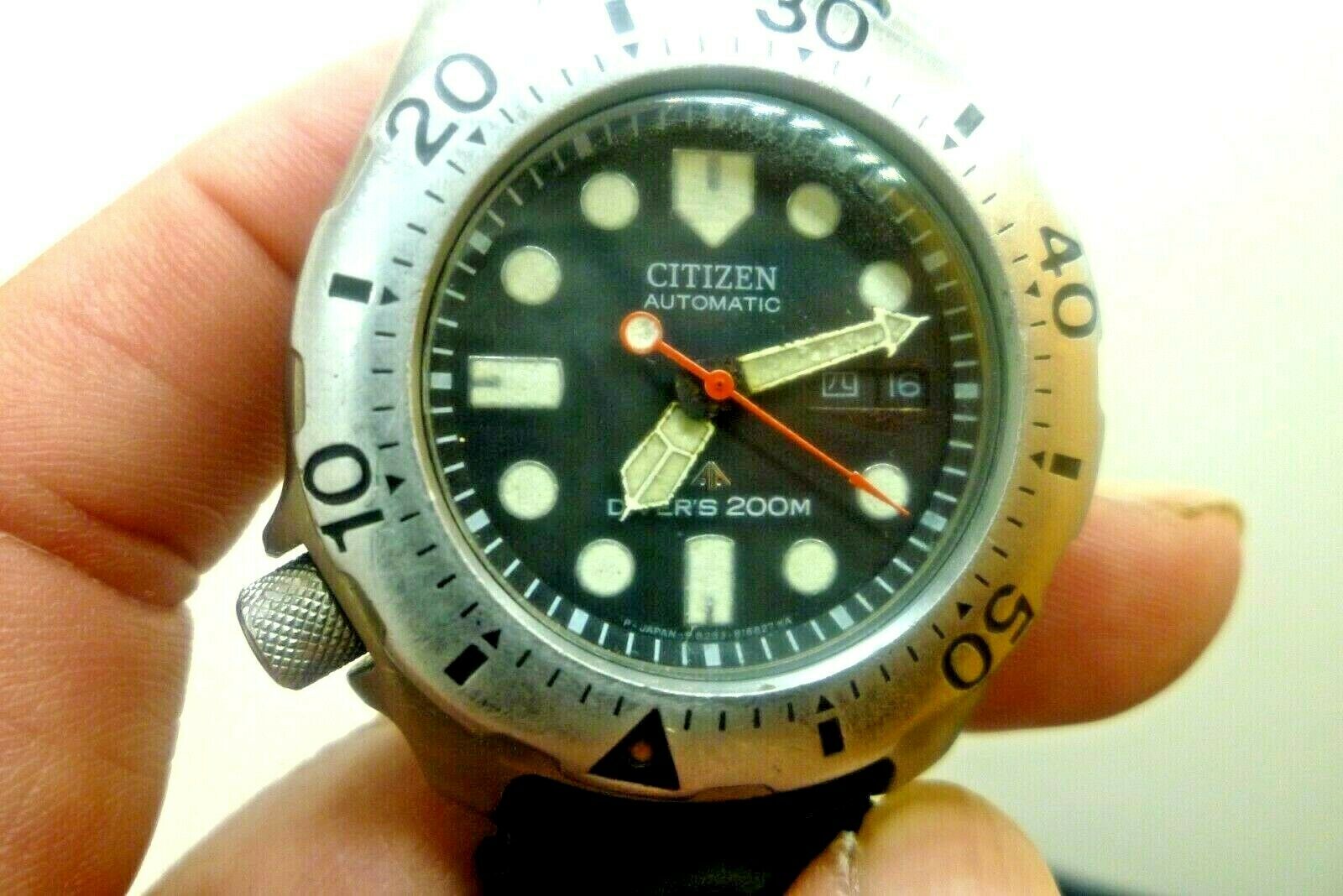 Mens 41mm CITIZEN PROMASTER 200m DiverTitanium 8203-824687 Lefty