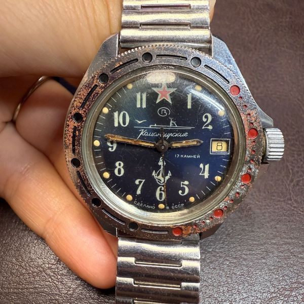 VOSTOK Komandirskie 2416/921306: Orologio Meccanico Russo Automatico - 6