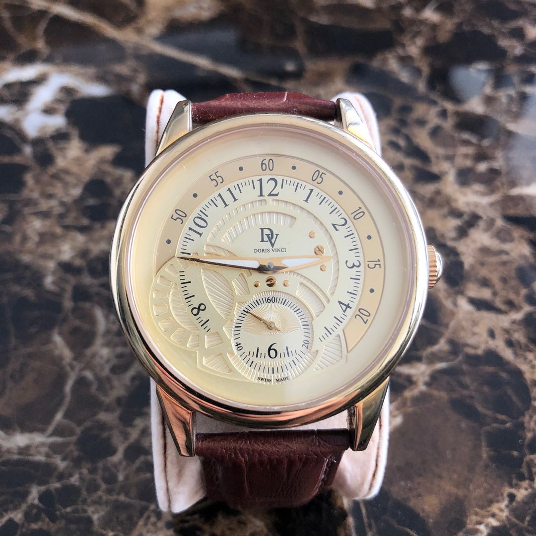 IWC Da Vinci Chronograph - White Dial & Bracelet Strap