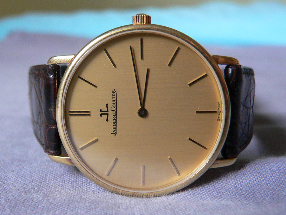 WTS JLC Jaeger LeCoultre 18k ultra thin ref 140.002.1 all