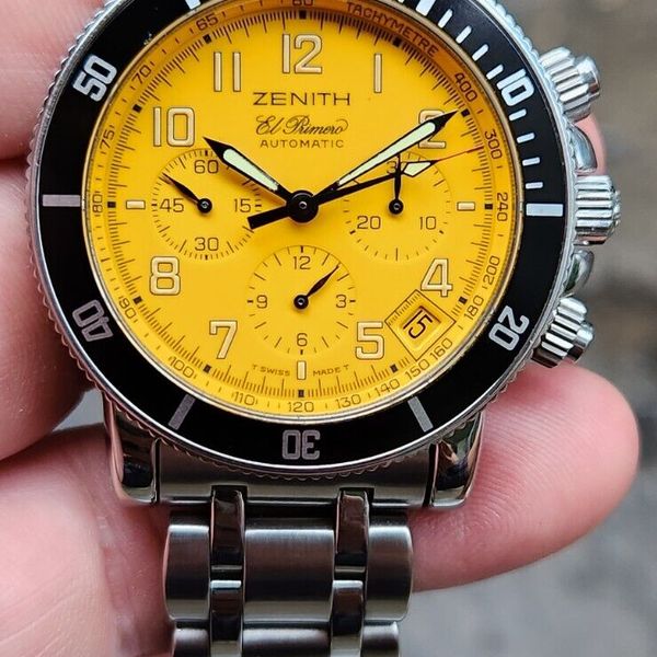 Zenith Mango Year 1998 ZENITH Chronograph El Primero RAINBOW Mango 100M Ref 02.0471. ...