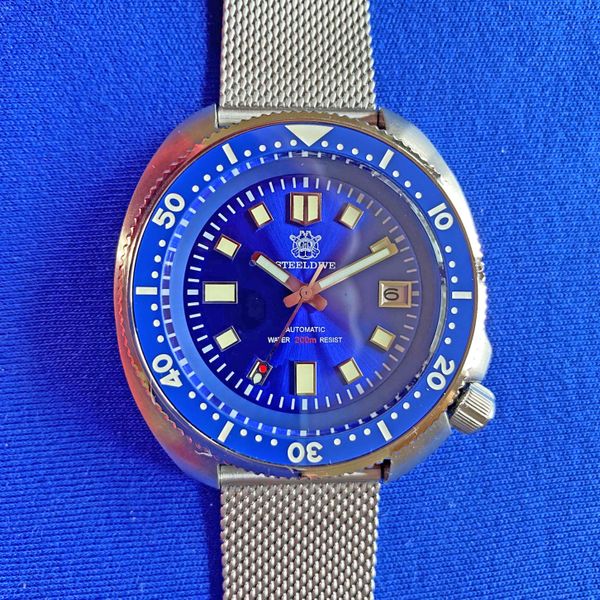 FS Steeldive SD1970 Captain Willard Automatic NH35 on Strapcode Quick