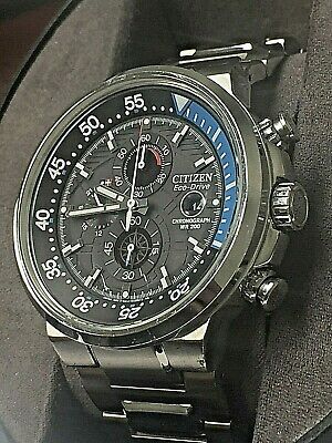 Mens Citizen Endeavor Eco-Drive Chronograph WR200 Watch B612