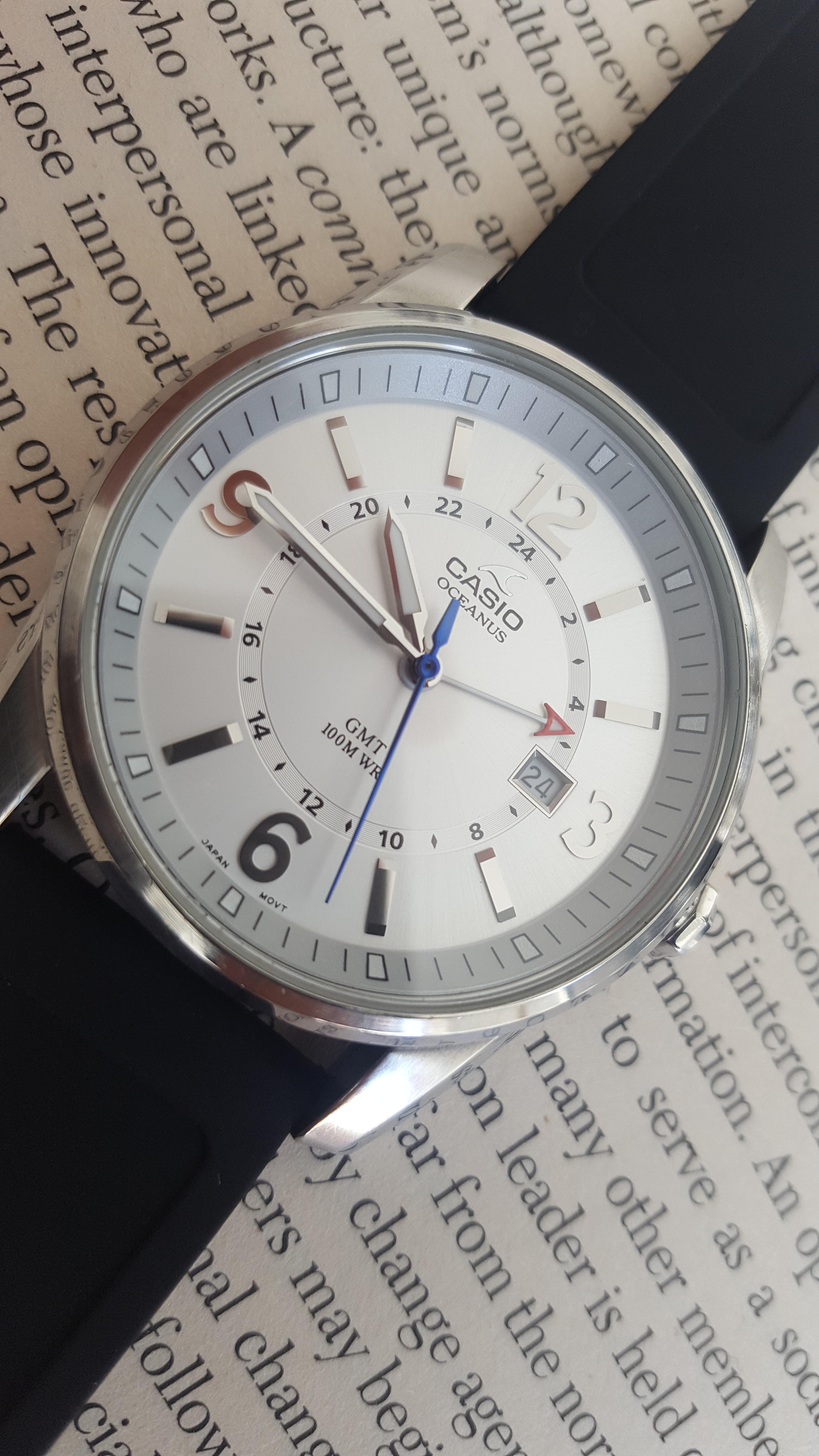 casio oceanus gmt
