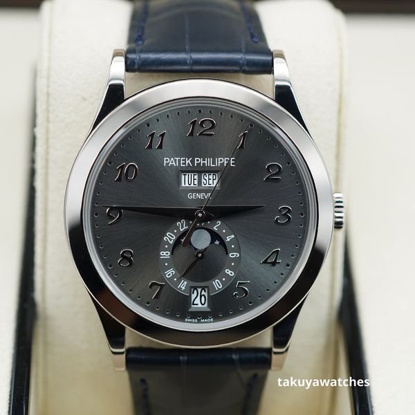 FSOT: Patek PHILIPPE 5396G WHITE GOLD ANNUAL CALENDAR GREY DIAL ...