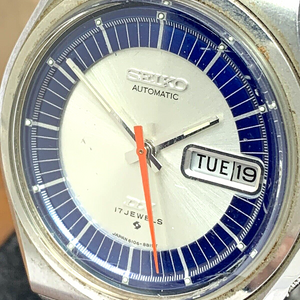 Seiko Men's Watch 6106-8629 DX Vintage Automatic Day Date Silver