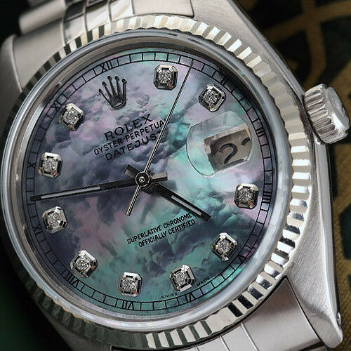 Rolex tahitian outlet mother pearl