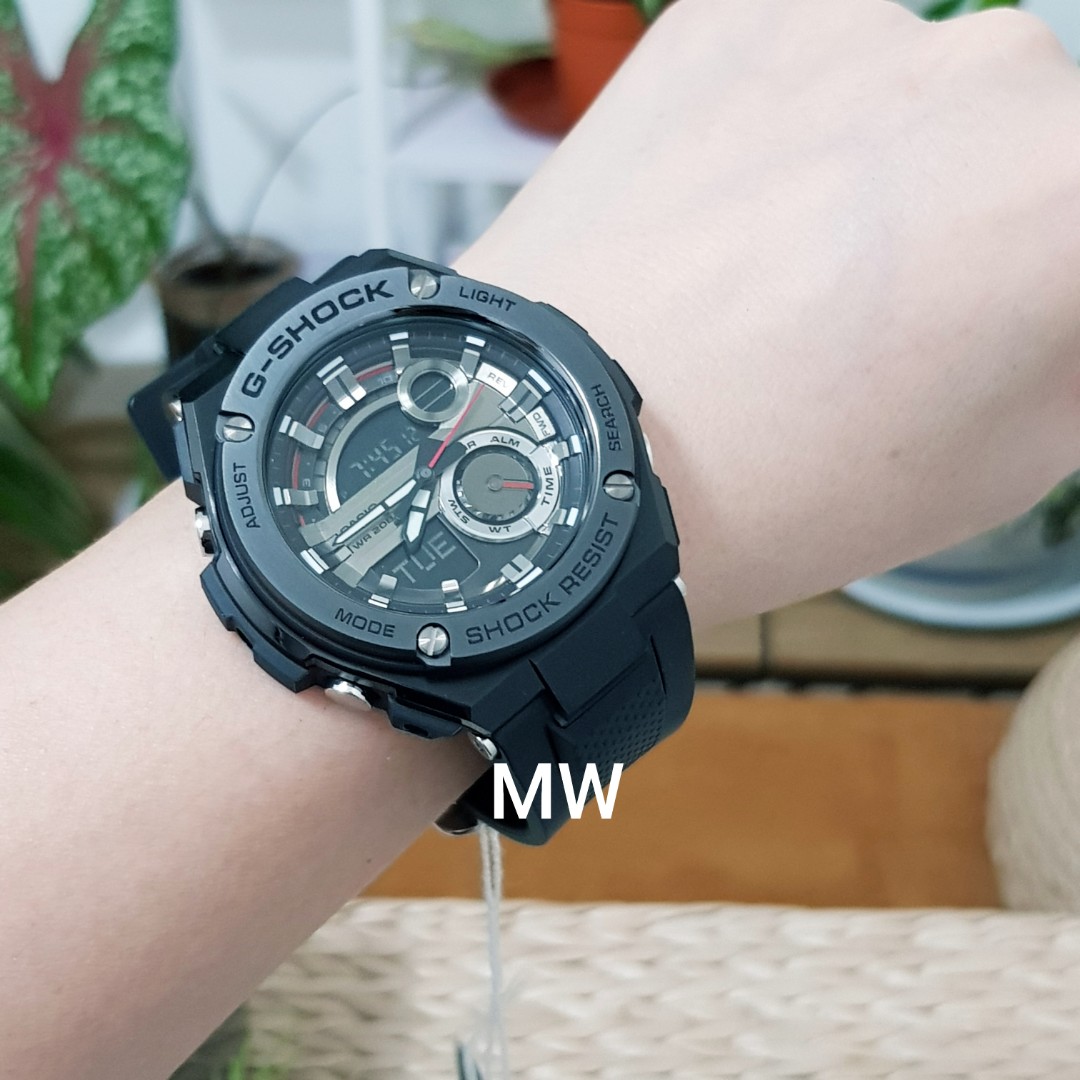 G Shock men's resin steel Watch gst-210b-1a brand new | WatchCharts