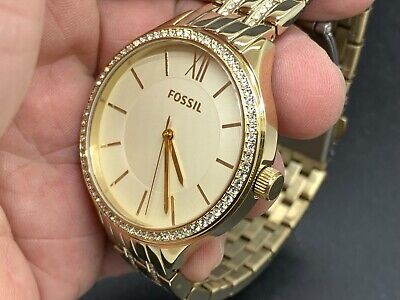 NUOVO VECCHIO STOCK OROLOGIO DA DONNA FOSSIL BQ3117 RESISTENTE ALL ACQUA 5 ATM S S QUARZO WatchCharts