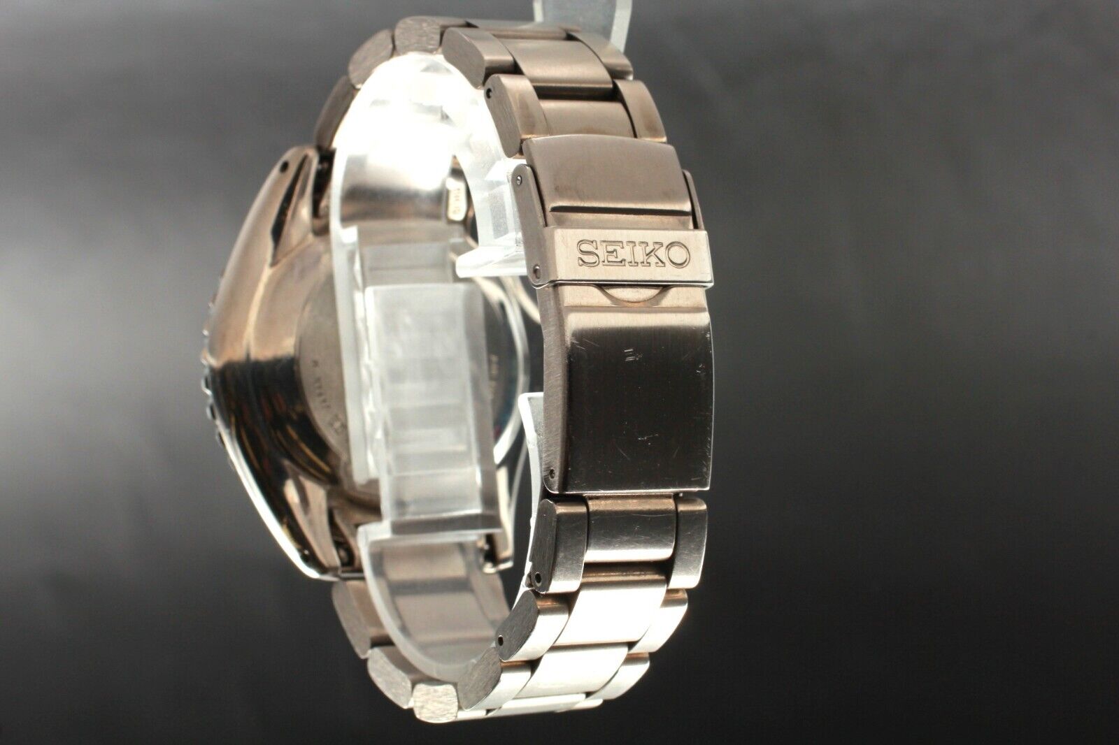 NEAR MINT】 Seiko 4S15-7000 Black Bezel Titanium Scuba 200m